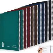 Jutom 10 Pack Jumbo Left Handed Notebooks 11 X 9 Inch Wirebound Lefty Spiral Not