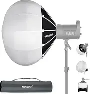 NEEWER 26"/65cm Lantern Softbox One Step Quick Release, 360° Light Diffuser with Skirt, Bowens Mount for Video Light CB60 CB100 CB150 Compatible with Aputure Light 600d Amaran 60x Godox SL60W, NS65L