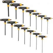14 Piece Sae/metric T-handle Hex Key Set - 83514