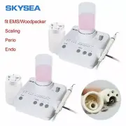 2 SKYSEA Dental Ultrasonic Scaler 2*Bottles + Handpiece +5*Tips For Cavitron EMS