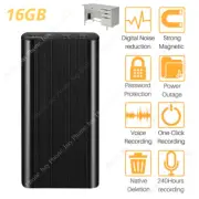 Spy Mini MP3 Digital Voice Activated Recorder Hidden 16GB Audio Recording Device