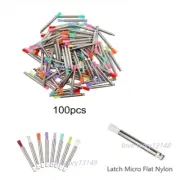 100/500/1000 Dental Prophy Brush MINI Nylon Latch Flat Polishing Micro Cup