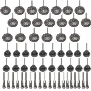 60 Pcs Wire Brushes Set, Steel Wire Wheels Pen Brushes Set Kit Accessories fo...