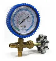 R134a R12 R22 Single Manifold Gauge 4 Testing Charging Auto Home Air Conditioner