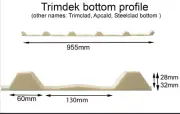 50 × Infill Strips Trimdeck Bottom Strips Foam Seal Strips style Beige color