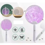 Bug Zapper Racket Fly Swatter Mosquito Bat Wasp Electric Insect Pest Killer USB