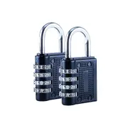 Ozoffer 2X 4 Digit Combination Password Lock Security Lock Travel Lock For Luggage