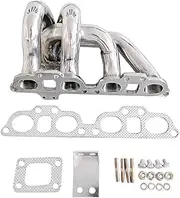 Xuanqingyi Store Exhaust Turbo Manifold 89-94 Compatible with Nissan 240SX S13 SR20DET Bottom