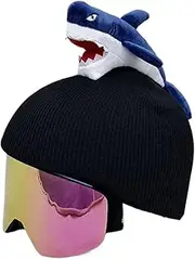 Ski Helmet Cover,Cute Snowboard Helmet Knitted Cover | Creative Elastic Skiing Accessory for Kids, Teens, Adults, Child
