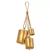 Christmas Bells Rustic Christmas Decor Vintage Brass Shabby Chic8443