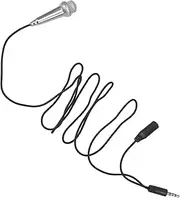 Yardwe Mini Microphone Gaming Handheld Miniature Microphone for Small Microphone Tiny Mic Small Wired Microphone Mini Mic for Phone Mini for Clip Mic Silver Aluminum-Magnesium Alloy