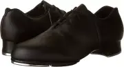 Bloch S0388L Ladies Tap-Flex Split Sole Tap Shoe, Black, Size 8.5