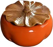 LKLKO Garlic Keeper with Lid, Ceramic Garlic Holder Storage Garlic Jar for Garlic Cloves Fresh Longer, Garlic Container for Counter