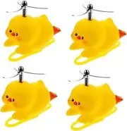 BESPORTBLE Doll Ornaments Fun Bicycle Decor Bicycle Handlebar Car Rearview Mirror Accessories Scooter Bike Scooter Horn Bicycle Propeller Scooter Motorcycle Car Ducks Car Accessory Vinyl