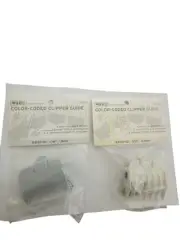 Wahl Color Guides Comb Set #3137-101 – Grey #1/2 And #3139-101- White # 1 1/2