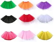 [HAPINARY] Tutu Skirt for Boy Girl Layers of Light Green Tulle Elastic Waistband for Ballet Dress up Parties and Halloween Adorable Costume for Girls