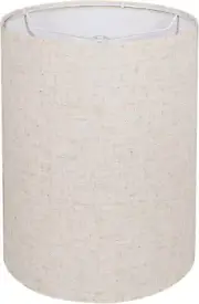 Tall Drum Lamp Shade for Table Lamps Floor Cloth Lampshade 10" Top X Bottom 13"