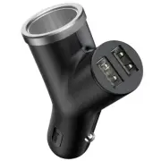 Baseus Y-Type (40W) Dual USB Car Charger / Cigarette Lighter Splitter