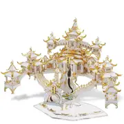 3d Metal Puzzles-the Moon Palace Building Kits for Adult Diy Toys Model Kits Birthday New Year Gifts