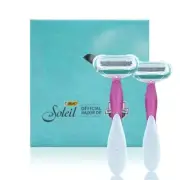 BIC Soleil Sensitive Women's Razors Moisture Strip For Smoother Shave 5 Blades