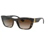 Womens Dolce & Gabbana Sunglasses Dg6171 Havana/Black/ Gradient Brown Sunnies