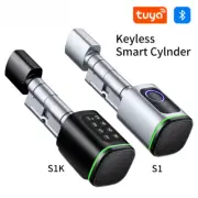 Smart Digital Door Lock DeadBolt with 2Ways Cylinder Fingerprint APP Key IC Card