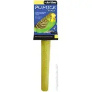Avi One Pumice Perch Yellow 6" for Birds Parrots Nails Beak