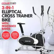 NEW Powertrain 3in1 Elliptical Cross Trainer Exercise Bike Equipment Home Gym