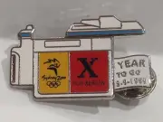 SYDNEY OLYMPIC GAMES 2000 FUJI XEROX OFFICIAL PARTNER 1 YEAR TO GO PIN #614