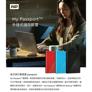 【eYe攝影】增你強公司貨 三年保固 WD My Passport 2T 2.5吋 外接硬碟 行動硬碟 隨身碟 相片備份