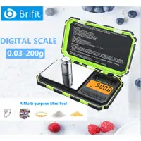 在飛比找蝦皮購物優惠-Brifit品牌精準數字迷你口袋珠寶電子秤200g /0.0