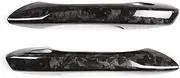 Compatible for P/orsche 911 718 Boxster Cayman 2016-2020 Real Carbon Fiber Door Handle Cover Trim Decoration Car Styling Accessories(with Hole Forge)