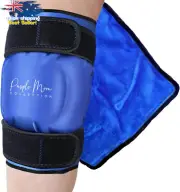 PMC Reusable Knee Ice Pack Wrap - Hot & Cold Compression Pain Relief & Recovery