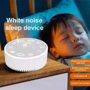 Portable White Noise Machine Baby & Adult Sleep Aid with Soothing Sounds & Light