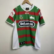 NRL Rabbitohs 2014 Away Jersey Men's Large Green Short Sleeve Deadstock Souths