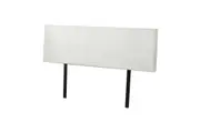 PU Leather King Bed Headboard Bedhead - White