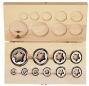 IRWIN Hanson - 10pc SAE NF Round Re-Threading Die Set 1/4" - 1" NF