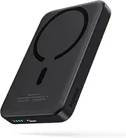 Baseus Magnetic Power Bank, 10000mAh Wireless Portable Charger, PD 20W for MagSafe Battery Pack for iPhone 15/15 Pro/15 Pro Max, iPhone 14/13/12 Series (Black)
