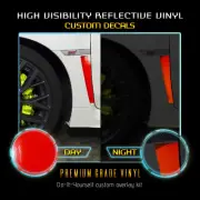 Fender Vent Vinyl Overlay For 2015-2019 Subaru WRX STi Only - Gloss Reflective