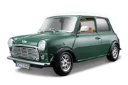 Bburago Licensed 1:18 Scale Mini Cooper Beige with Black Roof 1969 Diecast Model Car Beige