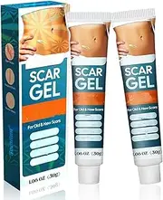 Scar Removal Cream,Scar Gel for Surgical Scars,Burns, Stretch Marks, Scar Removal Cream for Old and New Scars - 1.06 Oz,2PCS