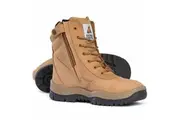 Mongrel Mens High Leg Zipsider Non Safety Work Boots 951050 - Wheat
