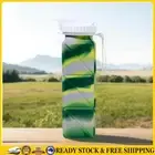 620ml Collapsible Water Bottle with Straw BPA Free for Gym Travel ( Green) .