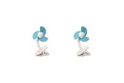 2PK Dreambaby Stroller Foam Travel Cooling Pram Fan Clip-On Portable Blue
