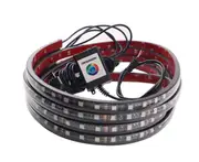 S15 1 to 4 90*120cm RGB Colorful Mobile Phone APP Control Music Sound Control Light Atmosphere Light Car Chassis Light
