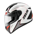 【ZEUS瑞獅】ZS 811 AL6 (白/黑紅) 全罩式安全帽 全罩入門推薦