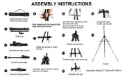 FUDESY Easel Stand,66" Aluminum Metal Display Easel Artist Easel Tripod with Bag