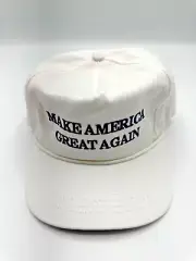Official Make America Great Again Trump Cali Fame White Snapback Hat Cap