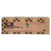 Scotch Magic Greener Tape Rolls: 3/4 in. x 75 ft. (Translucent) *16-pack