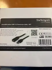 StarTech USB2AAEXT15M 15m USB 2.0 Active Extension Cable M/F